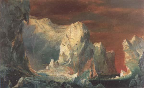 Frederic E.Church Study for The Icebergs France oil painting art